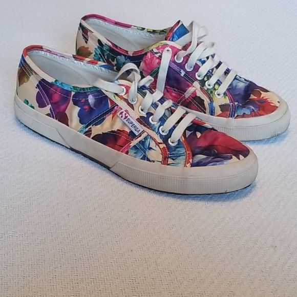 Superga Shoes - Womans SUPERGA Floral Sneakers